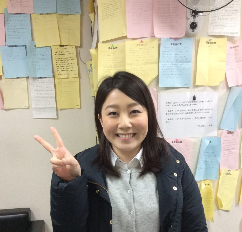 治療後は、肩や足に痛みがあったものが全てなくなっていて…