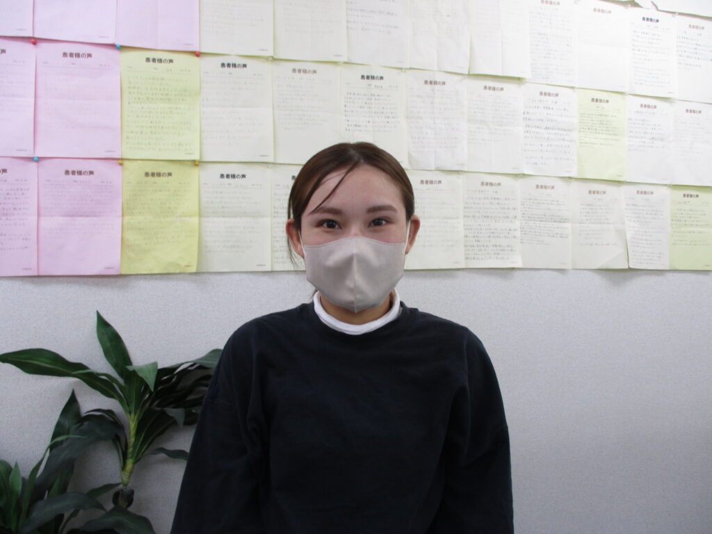 初めて施術を受けた時、日々の育児で溜まった肩のコリと腰痛がスッキリ